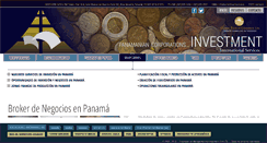 Desktop Screenshot of investmentpanama.com